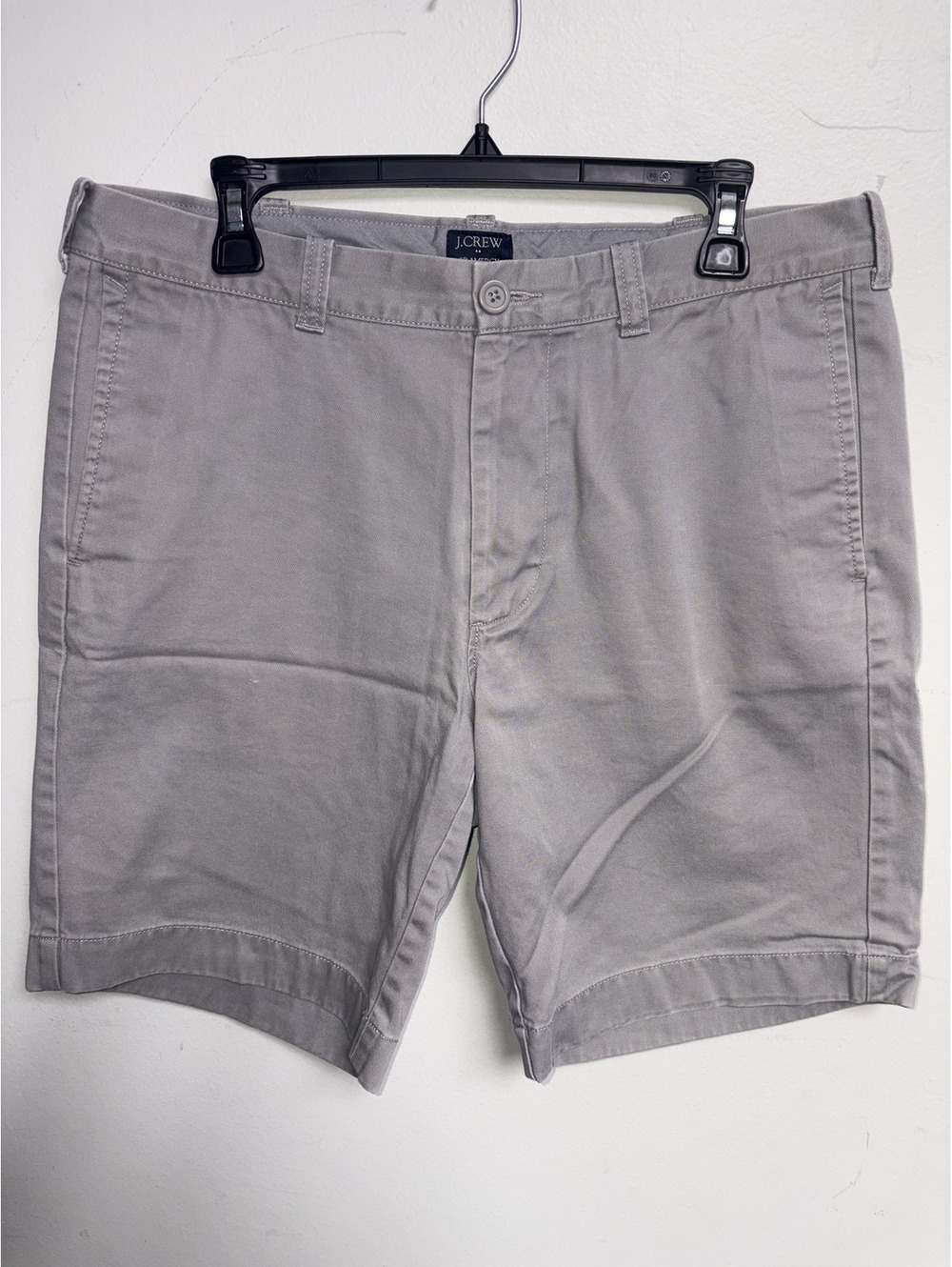 J.Crew Men's Gray Cotton Chino Shorts Size 16